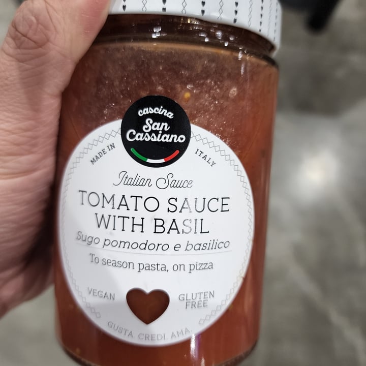 photo of Cascina San cassiano Tomato Sauce with Basil shared by @teamaldous on  17 May 2023 - review