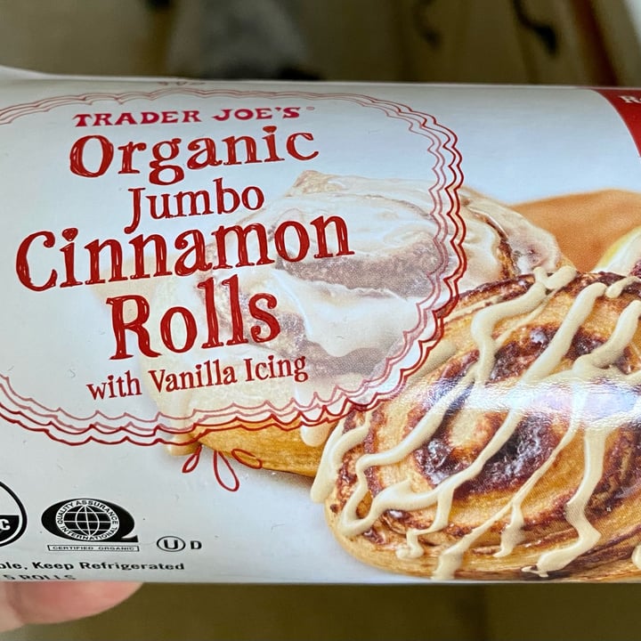 photo of Trader Joe's Organic Jumbo Cinnamon Rolls shared by @sandrews on  05 Jun 2023 - review