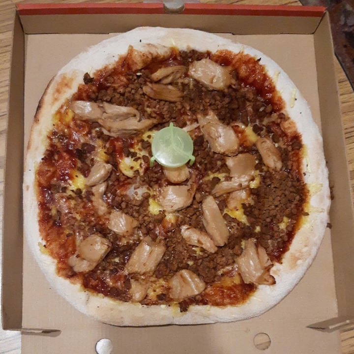 photo of Telepizza Pizza barbacoa vegui shared by @duduu on  16 Jul 2023 - review
