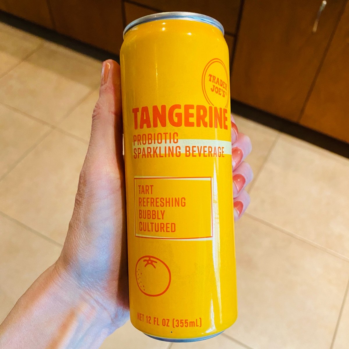 Trader Joe's Tangerine Probiotic Sparkling Beverage Reviews abillion