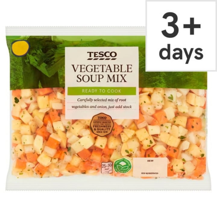 photo of Tesco tesco vegetable soup mix shared by @pastasource on  15 Feb 2023 - review