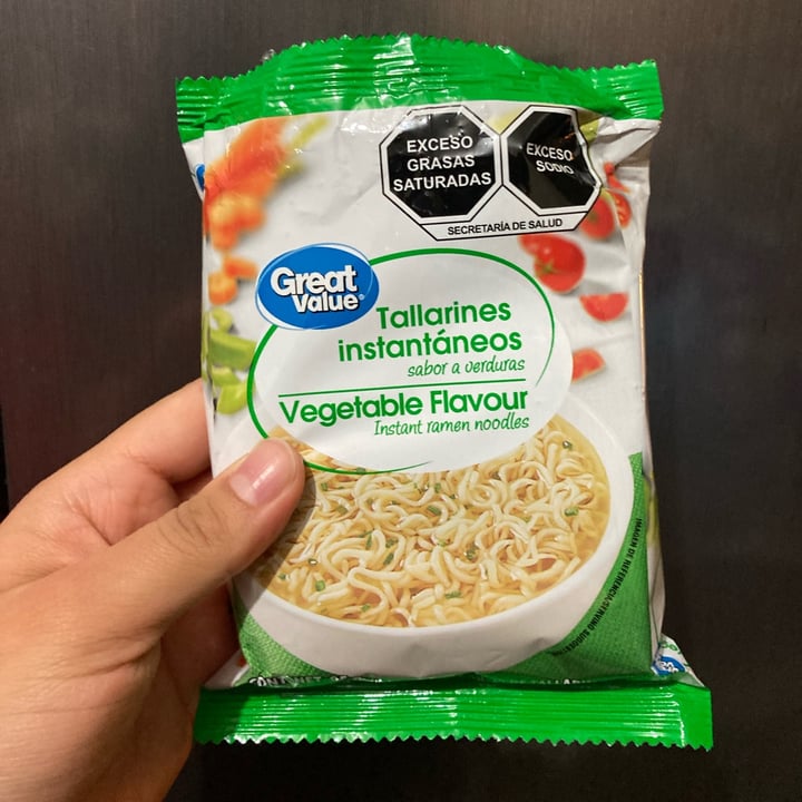 photo of Great Value  Instante Ramen Noodles Vegetable Flavour shared by @eypurrr on  04 Mar 2023 - review