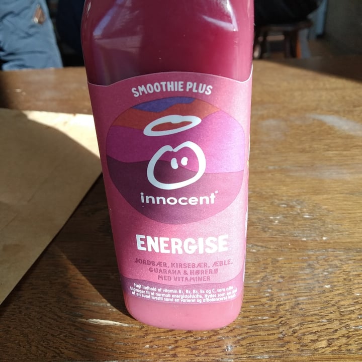 photo of Innocent Energise Super Smoothie shared by @zakgiu95 on  14 May 2023 - review