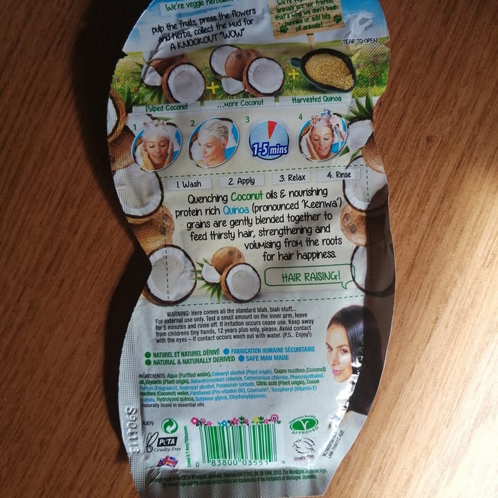 photo of 7th Heaven Coconut Rescue Mask shared by @queenofdarkness on  29 Dec 2022 - review