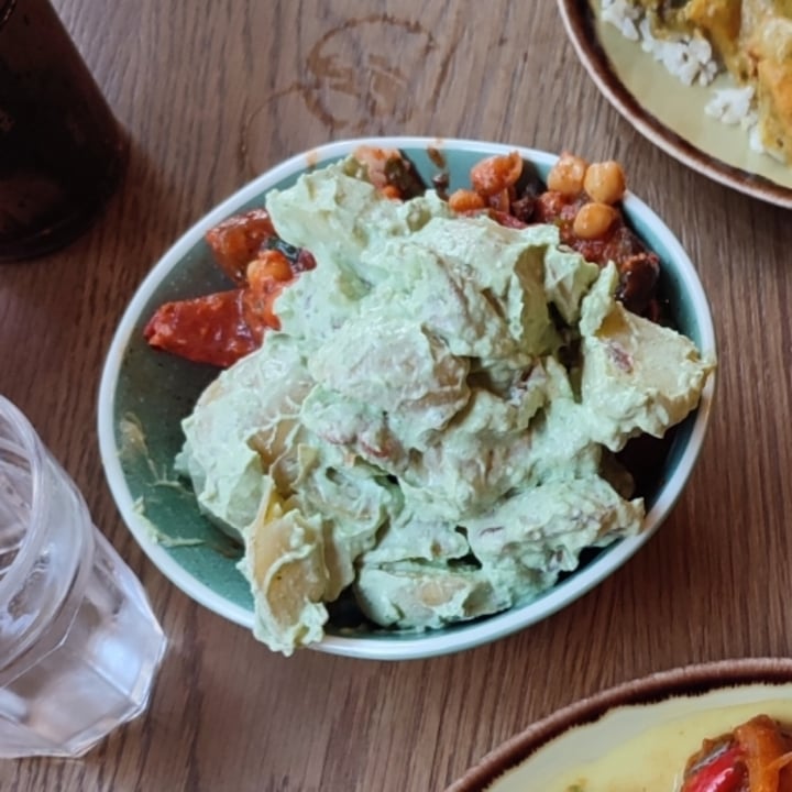 photo of Cornucopia Side Salads (baby potatoes, walnuts, garlic mayo + turkish kisir style salad with chickpeas, aubergine and almonds) shared by @monica86 on  25 May 2023 - review