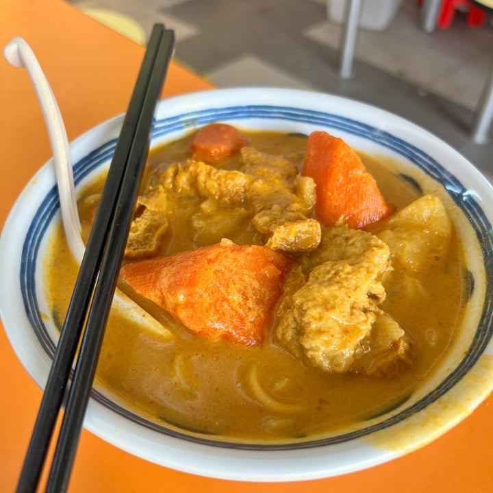 photo of 33 Vegetarian Food Curry Chicken Noodles shared by @joonas on  13 Apr 2023 - review