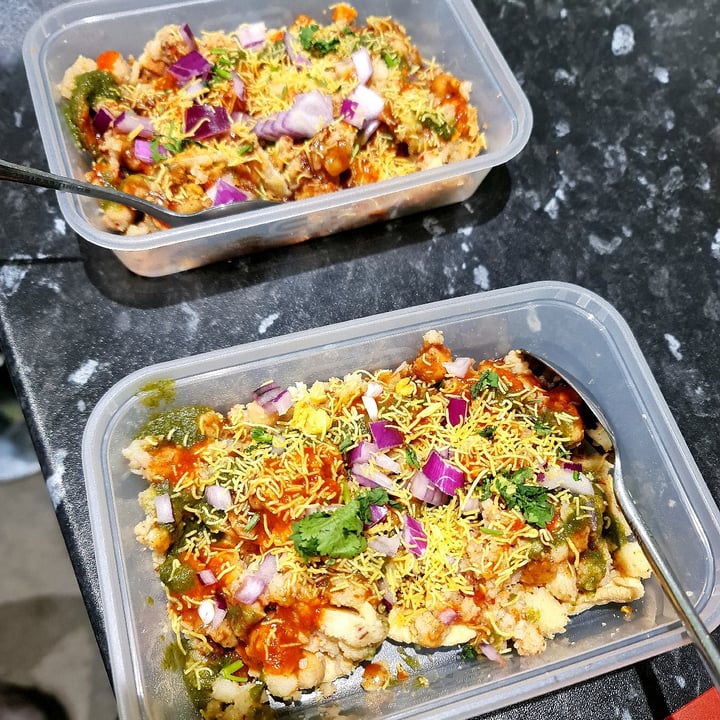 photo of Veggie Delights Papdi Chaat shared by @bl0bfishy on  11 Jan 2023 - review
