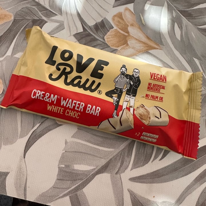 photo of LoveRaw cream cream wafer bar white choc shared by @canica on  17 May 2023 - review