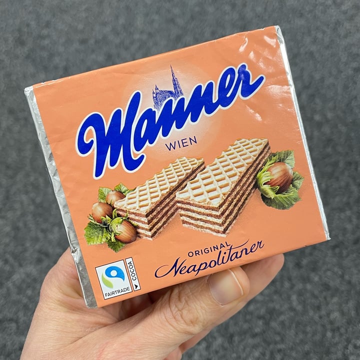 photo of Manner Hazelnut Wafer Cookies shared by @vegzari on  23 Apr 2023 - review
