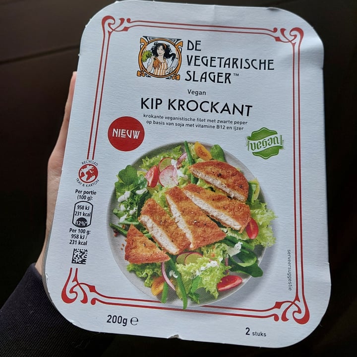 photo of De vegetarische slager kip krockant shared by @frendssnotfood on  10 May 2023 - review