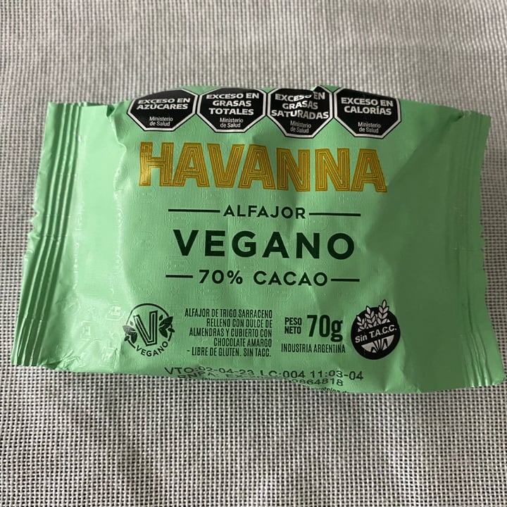 photo of Havanna Alfajor Vegano shared by @ramix on  23 Jan 2023 - review