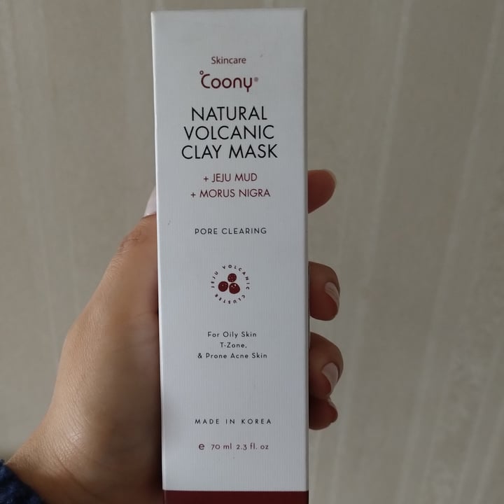 photo of Coony Korean Beauty Lab Máscara de arcilla volcánica shared by @purpleveg on  16 Jul 2023 - review