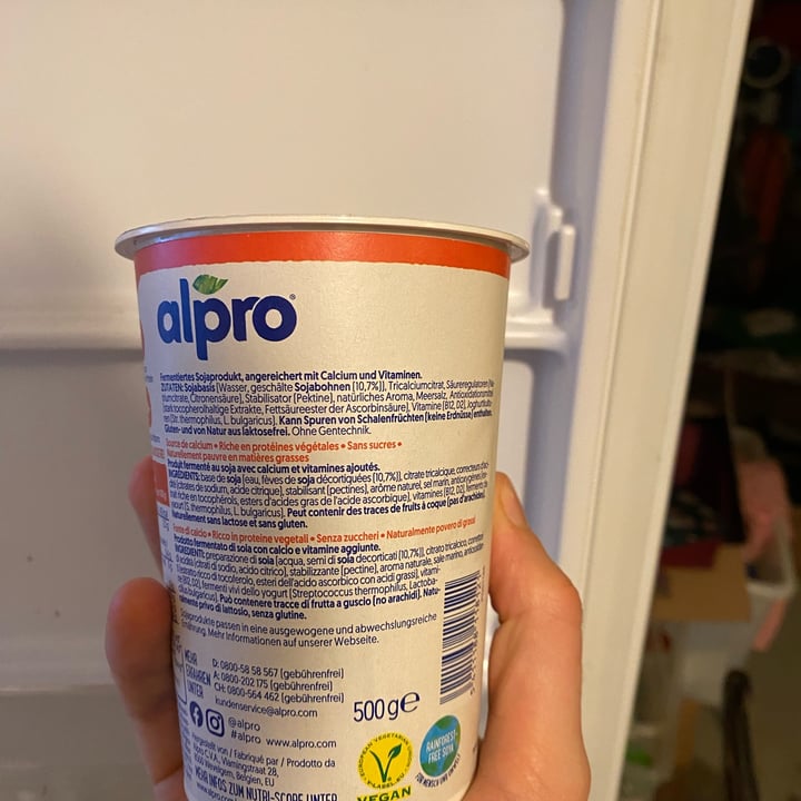 photo of Alpro Joghurt Natur shared by @andreherrmann on  11 Feb 2023 - review