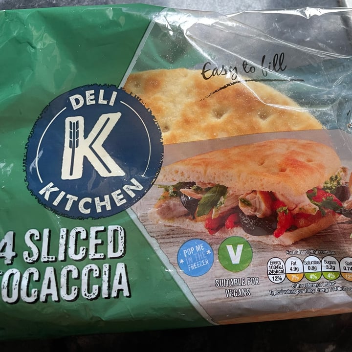 photo of Deli Kitchen Sliced focaccia shared by @lunaros on  04 Aug 2023 - review