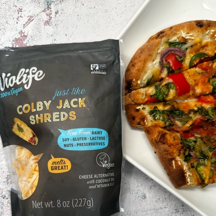photo of Violife Colby Jack Shreds  shared by @berryveganplanet on  21 Jan 2023 - review