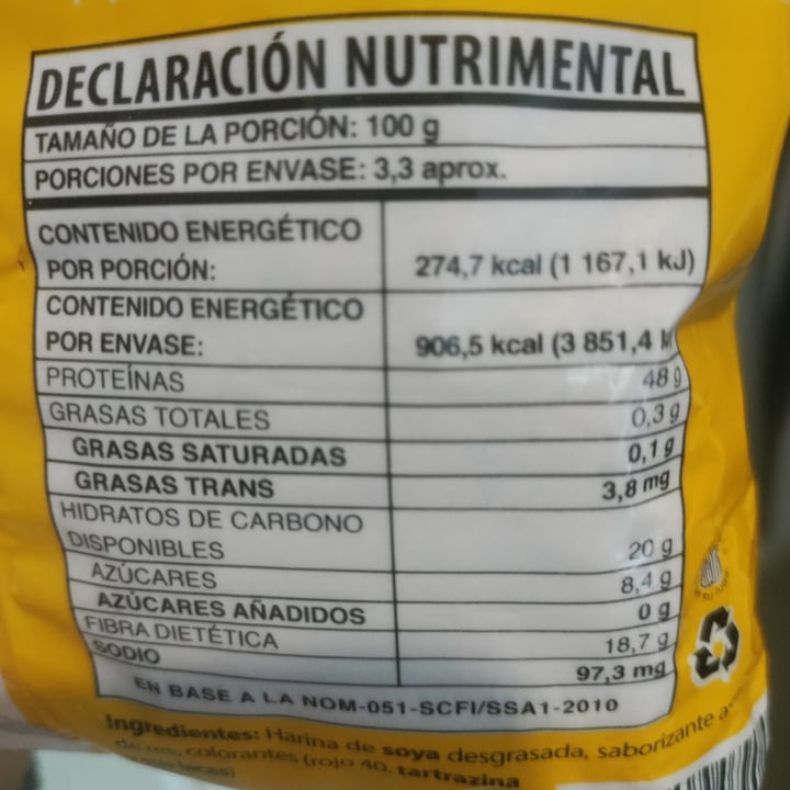 photo of Molida Proteína de soya texturizada sabor Res shared by @jossiearlette on  06 Apr 2023 - review