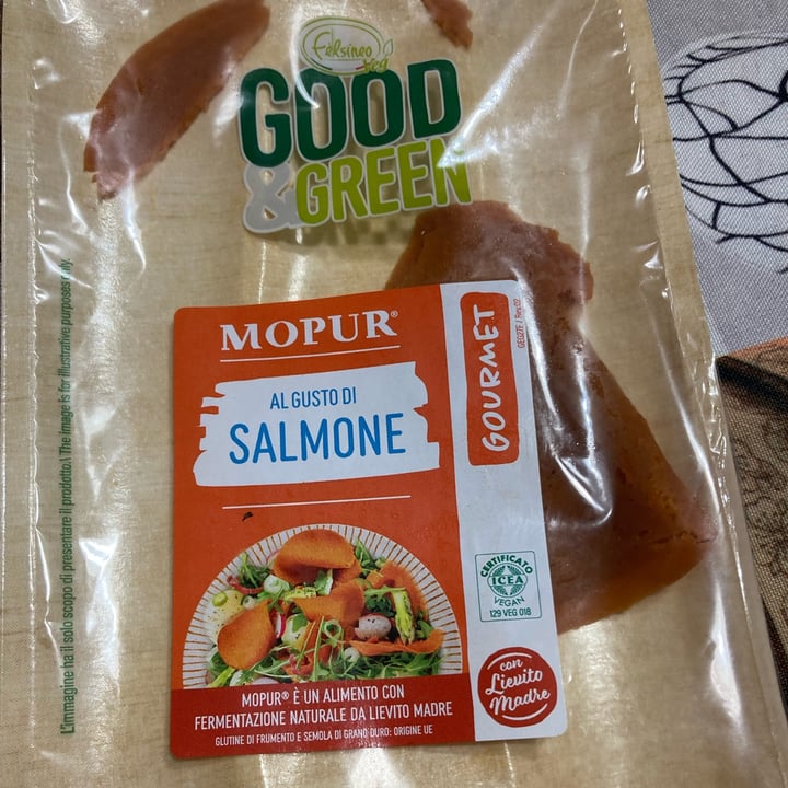 photo of Mopur vegetalfood al gusto di salmone shared by @itsfab on  04 Mar 2023 - review