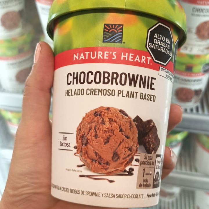 photo of Nature's Heart Helado Chocobrownie shared by @irisvegan on  13 Feb 2023 - review