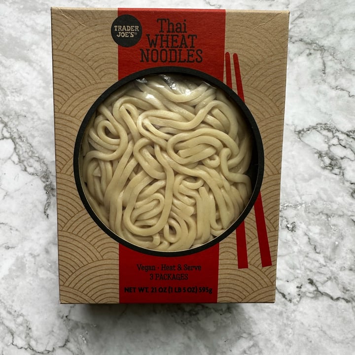 photo of Trader Joe's Thai Wheat Noodles shared by @berryveganplanet on  30 May 2023 - review