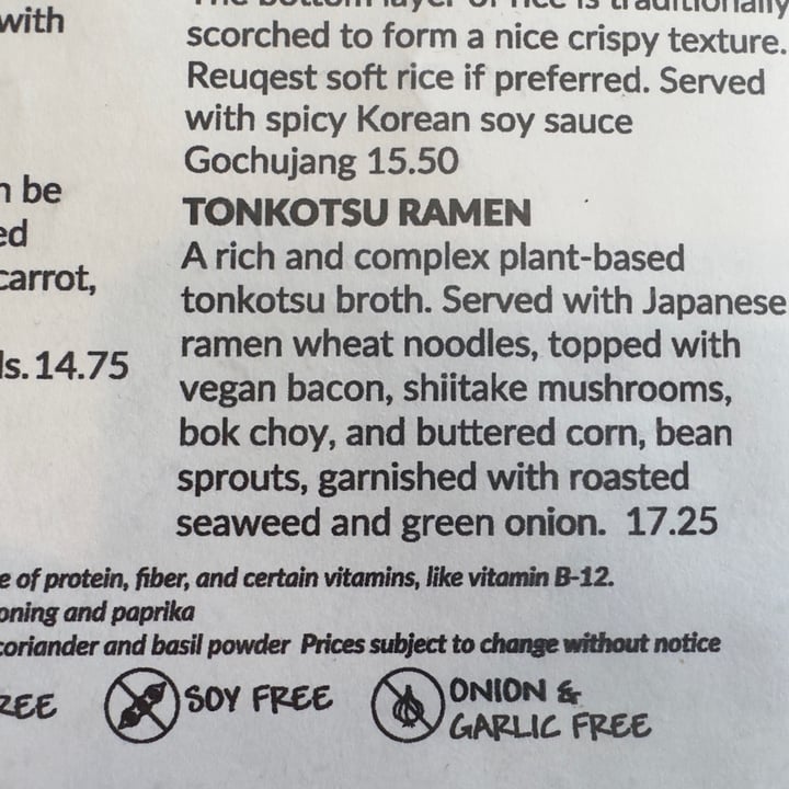 photo of Alice & Friends' Vegan Kitchen TONKOTSU RAMEN shared by @berryveganplanet on  10 Apr 2023 - review