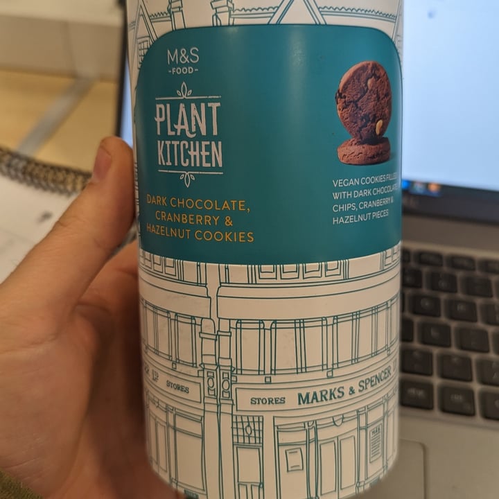 photo of Plant Kitchen (M&S) Dark Chocolate Cranberry & Hazelnut Cookies shared by @ryster on  21 Apr 2023 - review