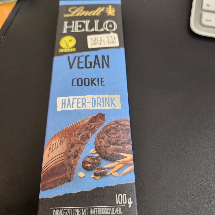 photo of Lindt Hello Vegan Cookie Hafer-Drink shared by @shalashaska on  02 Jun 2023 - review