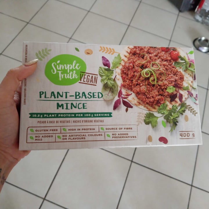 photo of Simple Truth Simple truth Plant-based Mince shared by @ez91 on  31 Dec 2022 - review