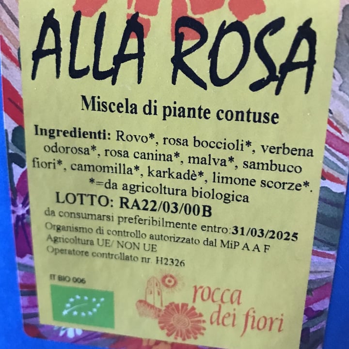photo of Rocca dei fiori Tisana Alla Rosa shared by @fatamorgana on  21 Apr 2023 - review