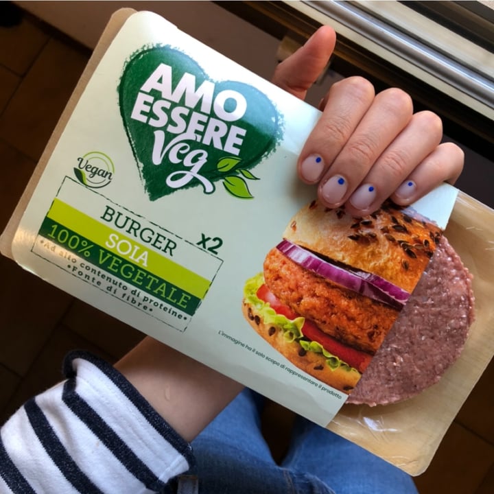 photo of Amo Essere Veg burger soia shared by @frappa on  28 Apr 2023 - review