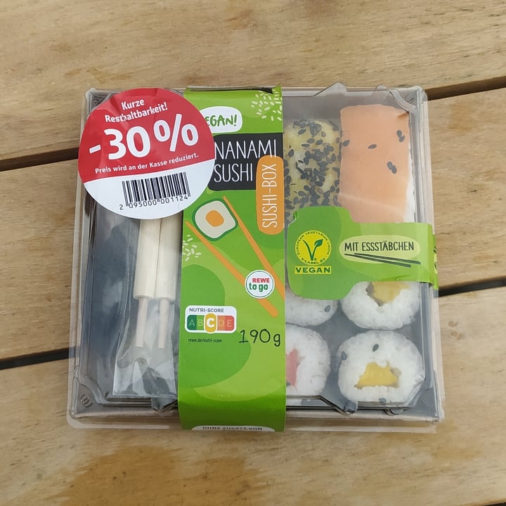 photo of Rewe To Go Nanami Sushi shared by @bratkart0ffel on  06 Aug 2023 - review