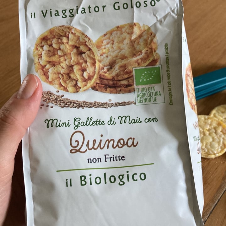 photo of Il Viaggiator Goloso Mini gallette di mais e Quinoa shared by @ladarling on  24 Feb 2023 - review