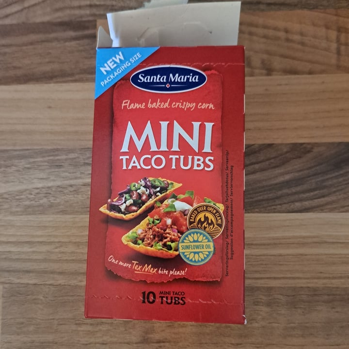 photo of Santa María mini taco tubs shared by @soyflake on  23 Jun 2023 - review