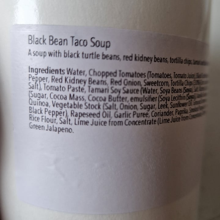 photo of Pret A Manger Black Bean Taco Soup shared by @jakhalazi on  01 Mar 2023 - review