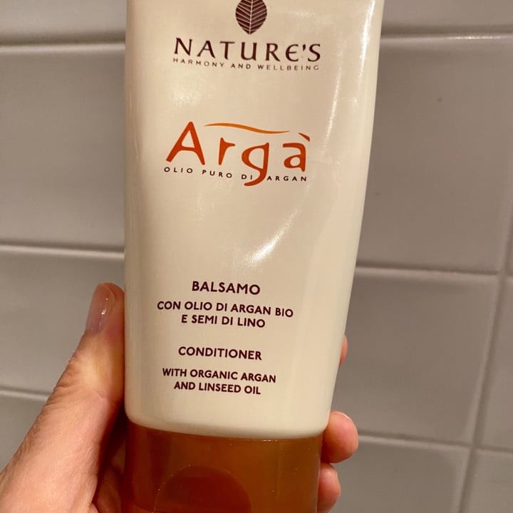 photo of Nature's Balsamo con olio di Argan Bio e Semi Di Lino shared by @seitan1 on  02 May 2023 - review