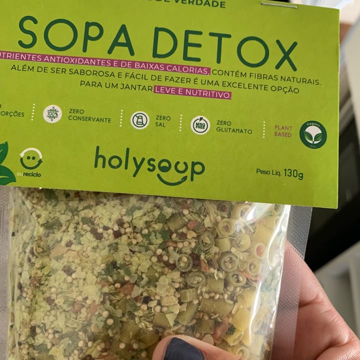 photo of holy soup Sopa Detox shared by @simonem on  05 Feb 2023 - review