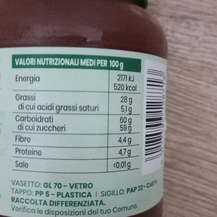 photo of Amo Essere Veg crema spalmabile alle nocciole shared by @drone53 on  15 Aug 2023 - review