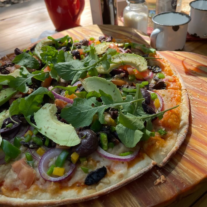 photo of Magoebaskloof Farmstall & Cafe Vegan Pizza shared by @sarahjeggle on  20 Jun 2023 - review