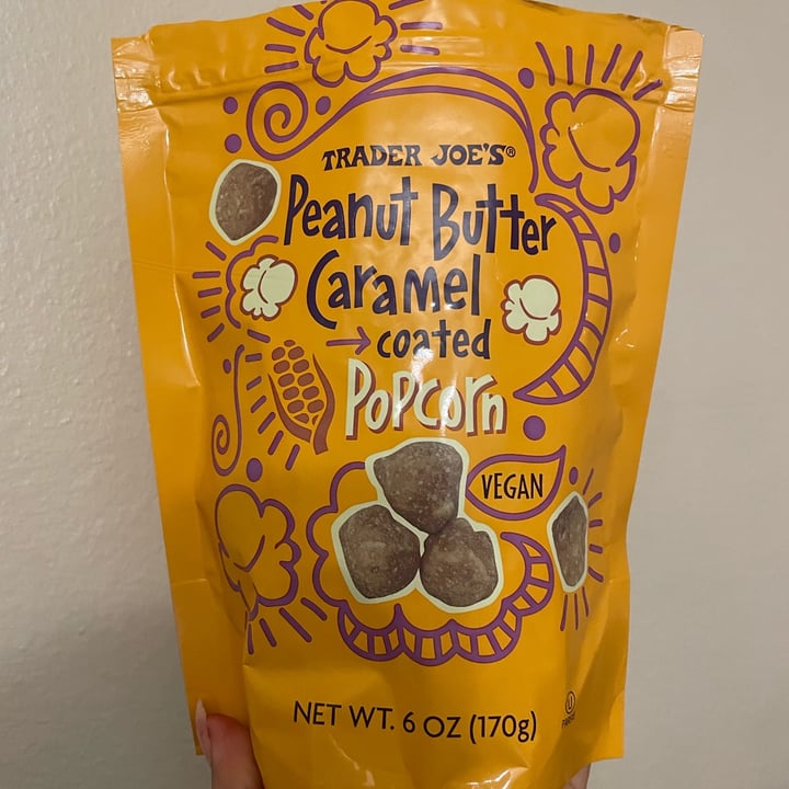 photo of Trader Joe's Peanut Butter Caramel Coated Popcorn shared by @melnourish on  21 Feb 2023 - review