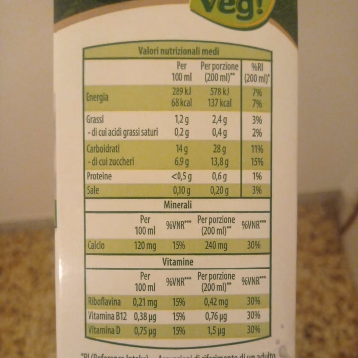 photo of Just Veg! (ALDI Italy) Bevanda di riso shared by @irene6 on  21 Jan 2023 - review