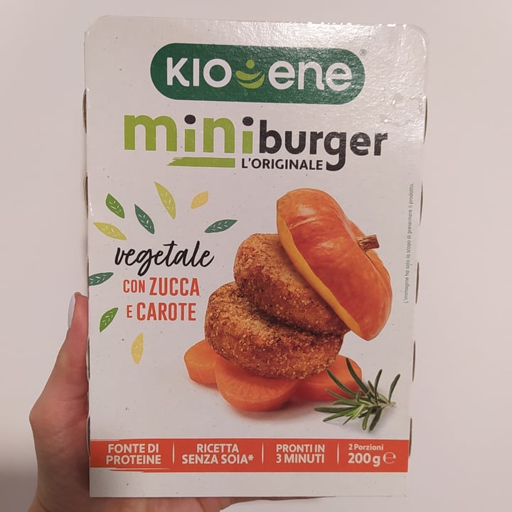 photo of Kioene burger di zucca e carote shared by @clotildes on  24 Jan 2023 - review