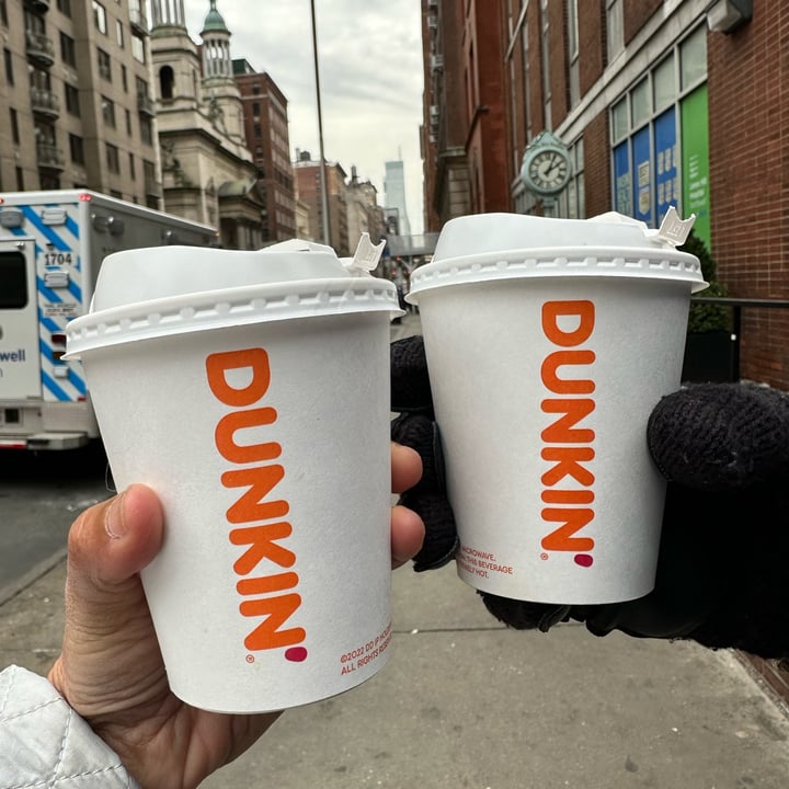 photo of Dunkin' Donuts Coffee with Oatmilk shared by @rhita on  13 Feb 2023 - review