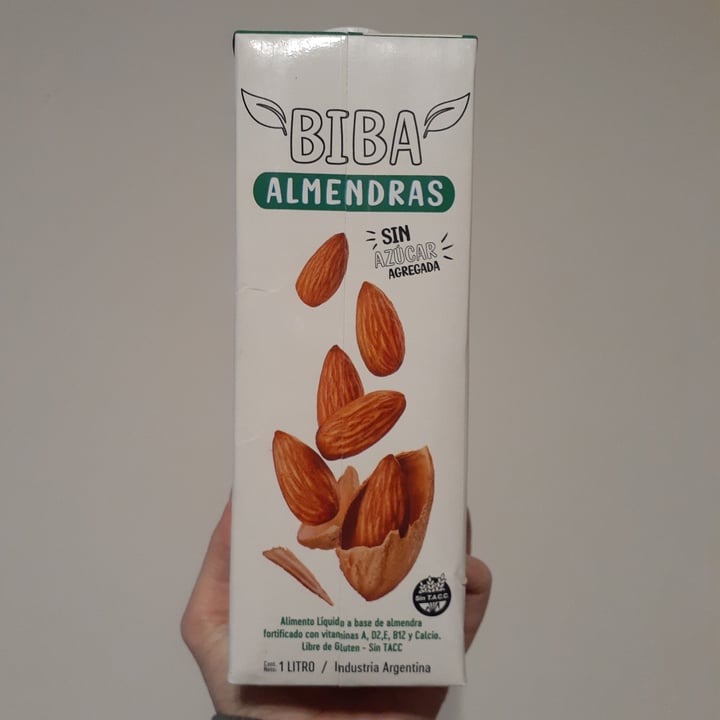 photo of Biba Leche De Almendras Sin Azúcar shared by @lalaveg on  28 Jun 2023 - review