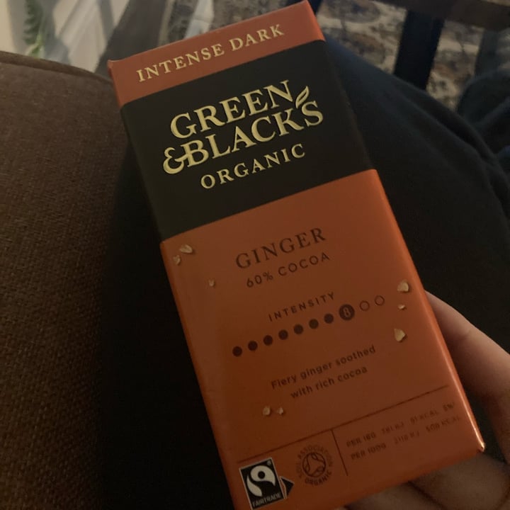 photo of Green & Black's Ginger chocolate shared by @mollyjane on  30 Jan 2023 - review