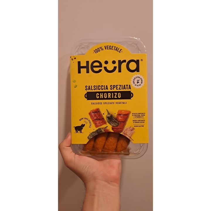 photo of Heura Salsiccia speziata chorizo shared by @goveg on  25 Jul 2023 - review