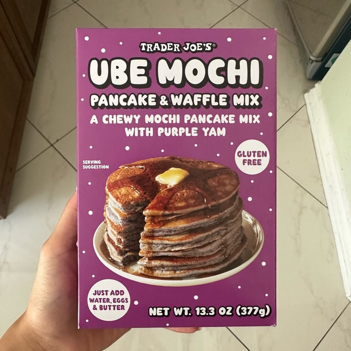 photo of Trader Joe's Ube Mochi Pancake & Waffle Mix shared by @merylg4v on  27 Jul 2023 - review