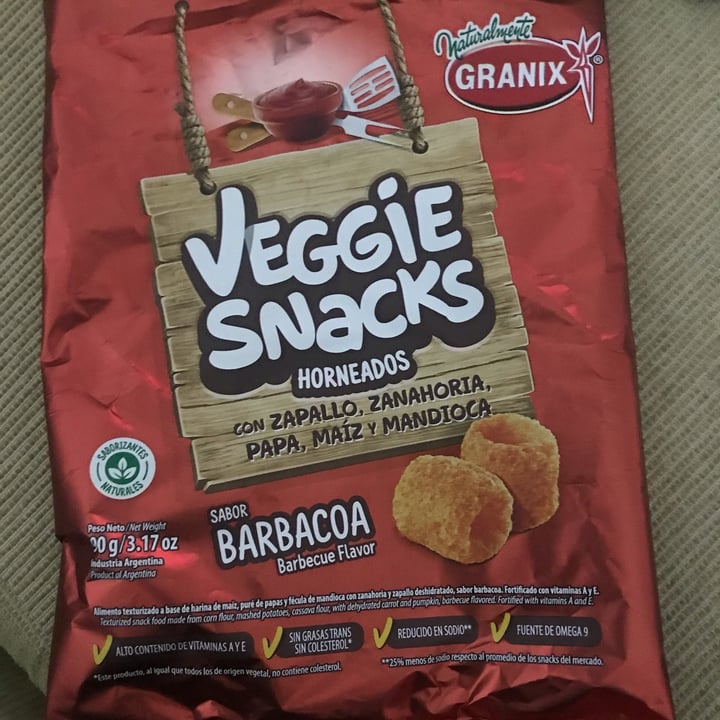 photo of Granix Veggie Snacks Sabor Barbacoa shared by @gloxinia on  18 May 2023 - review