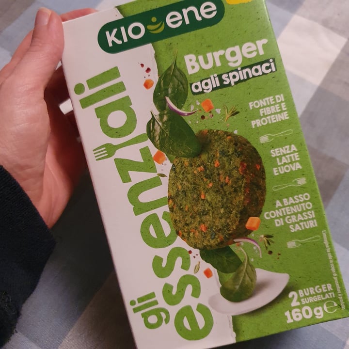 photo of Kioene Gli Essenziali Burger agli Spinaci shared by @erika100 on  30 Mar 2023 - review