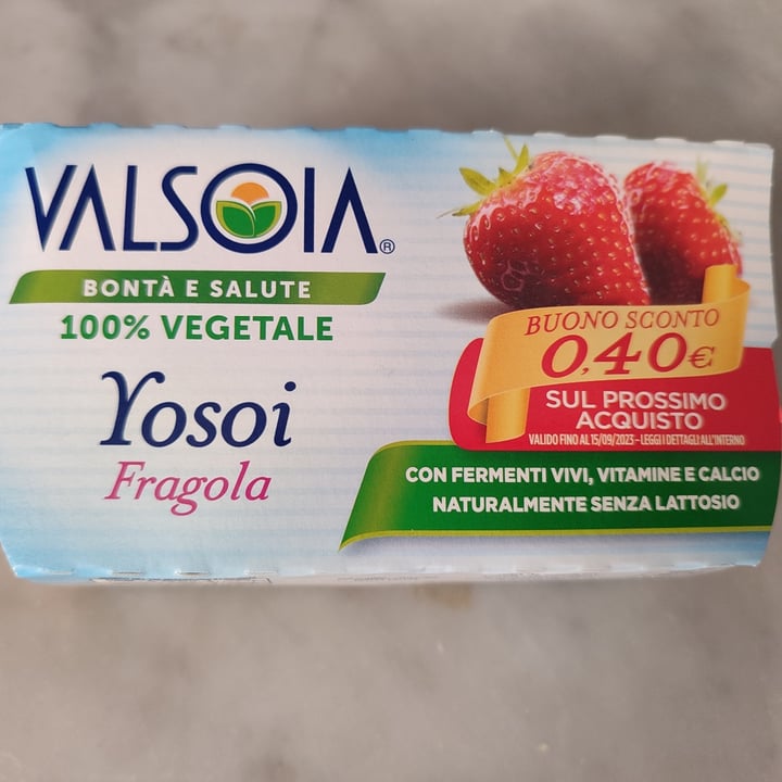 photo of Valsoia Yogurt Yosoi Fragola shared by @marty3110 on  30 Jul 2023 - review
