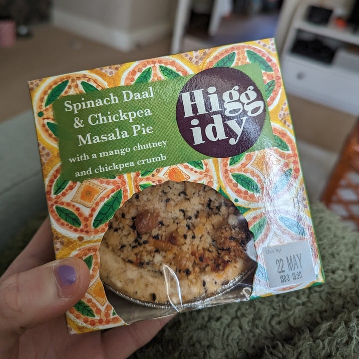 photo of Higgidy Spinach Daal & Chickpea Masala Pie shared by @flowergirl2301 on  21 May 2023 - review