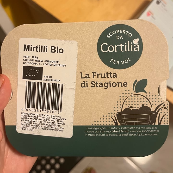 photo of Cortilia mirtilli bio shared by @tipsyballoons on  05 Jul 2023 - review